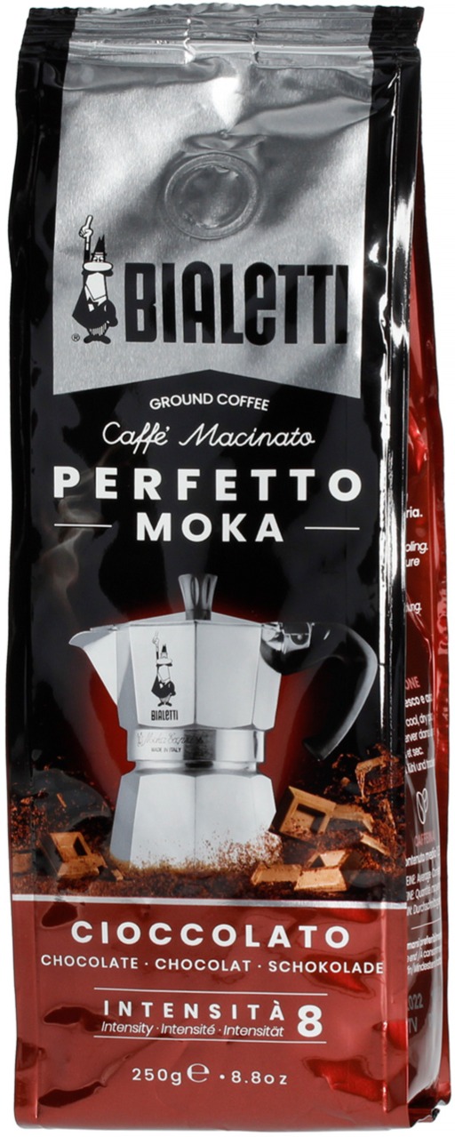 Bialetti Perfetto Moka Intenso Ground Coffee 250 g - Crema