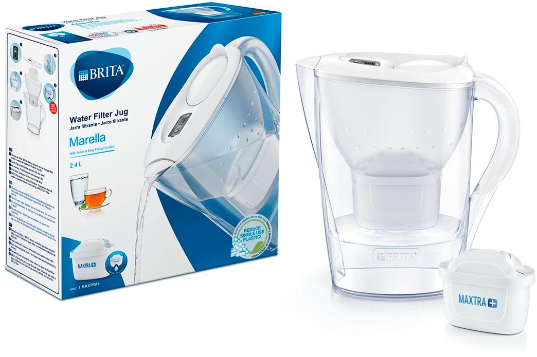 Brita Marella Cool Maxtra+ Water Filter Jug 2.4 l, White