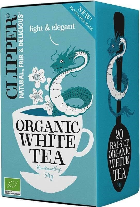 Clipper Organic White Tea 20 Bags Crema