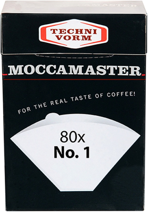 Moccamaster CupOne Paper Filter No. 1, 80 pcs Crema