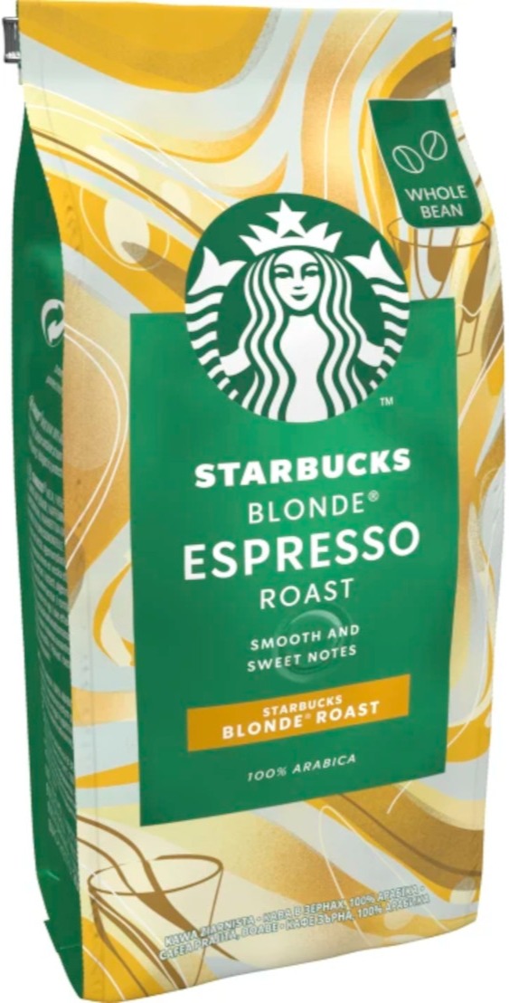 Starbucks Espresso Blonde Roast 200 g grains de café - Crema