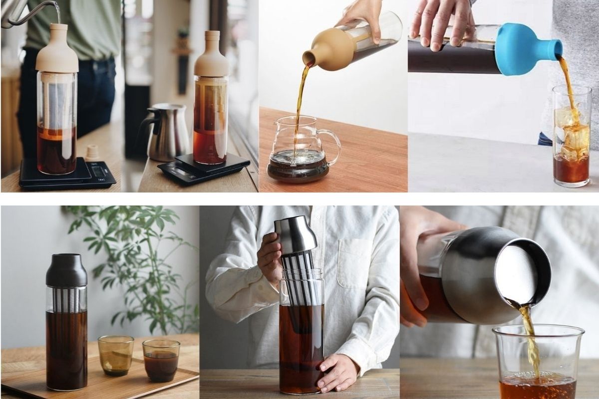 Olika produkter att brygga Cold Brew kaffe med