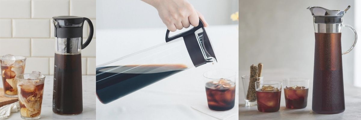 Olika produkter att brygga Cold Brew kaffe med