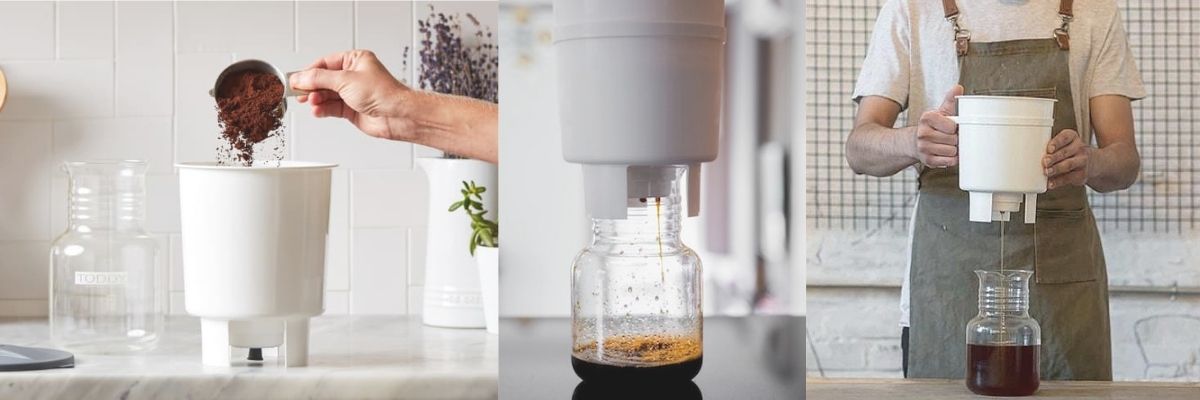 Olika produkter att brygga Cold Brew kaffe med