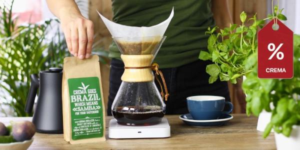 En mjuk favorit: bryggkaffet Crema Brazil nu på erbjudande!