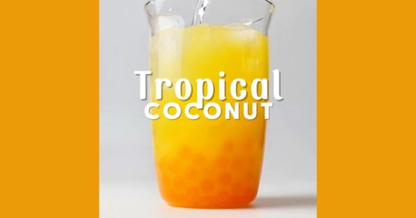 Tropisk kokosnötsrefresher