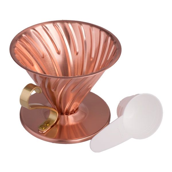 Hario V60 Copper Dripper storlek 02 filterhållare i koppar Crema