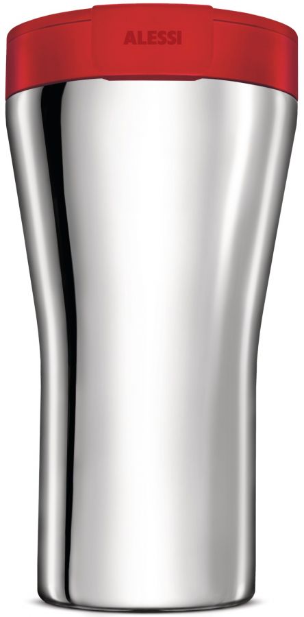 Alessi GIA24 Caffa Double Walled Travel Mug 400 ml, White