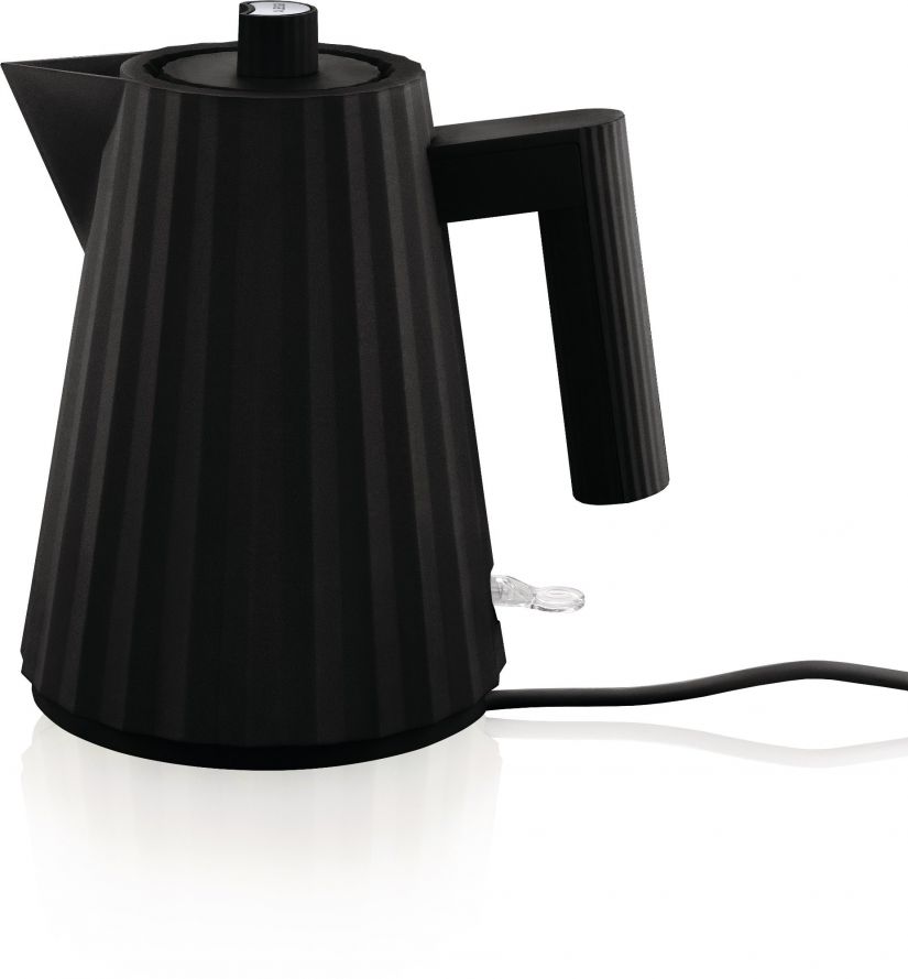 Alessi MDL06/1 Plissé Electric Water Kettle 1 l, Black