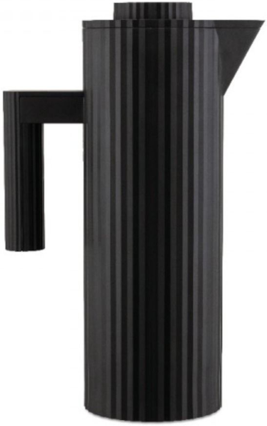 Alessi MDL12 Plissé Thermo Jug 1 l, Black