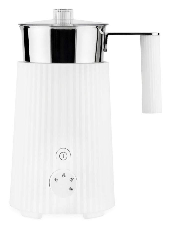 Alessi MDL13 Plissé mjölkskummare, vit