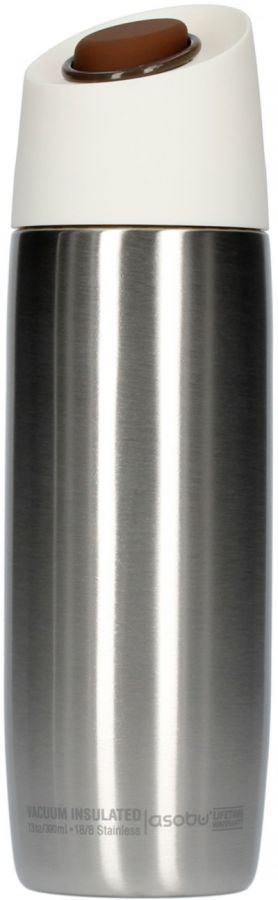 Asobu 5th Avenue Coffee Tumbler termosmugg 390 ml, silver