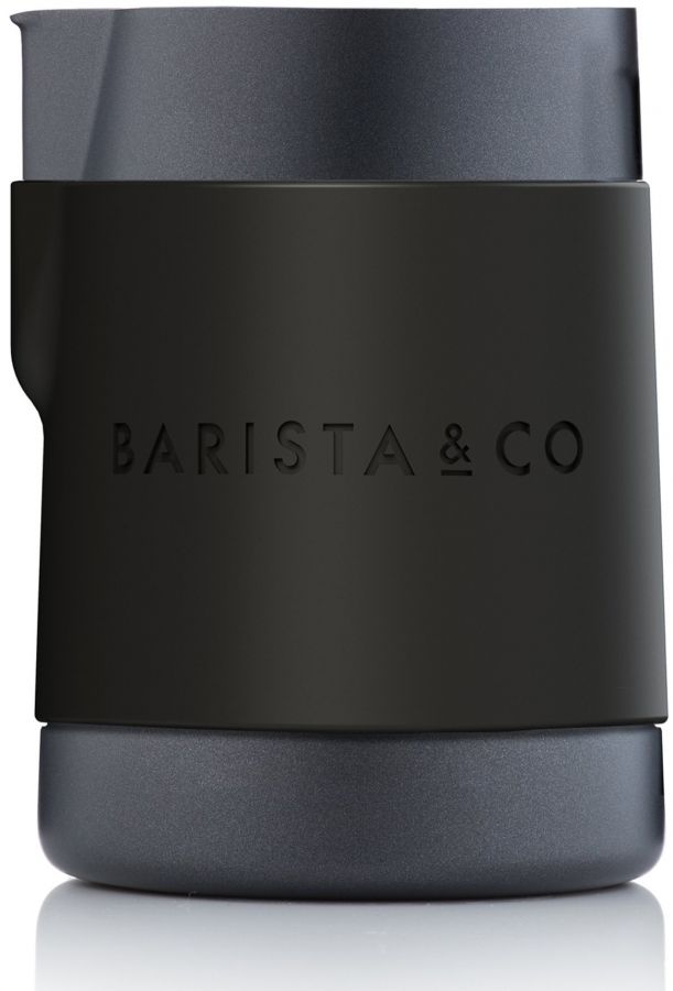 Barista Barista & Co Shorty Professional mjölkskumningskanna 600 ml, svart non-stick-yta