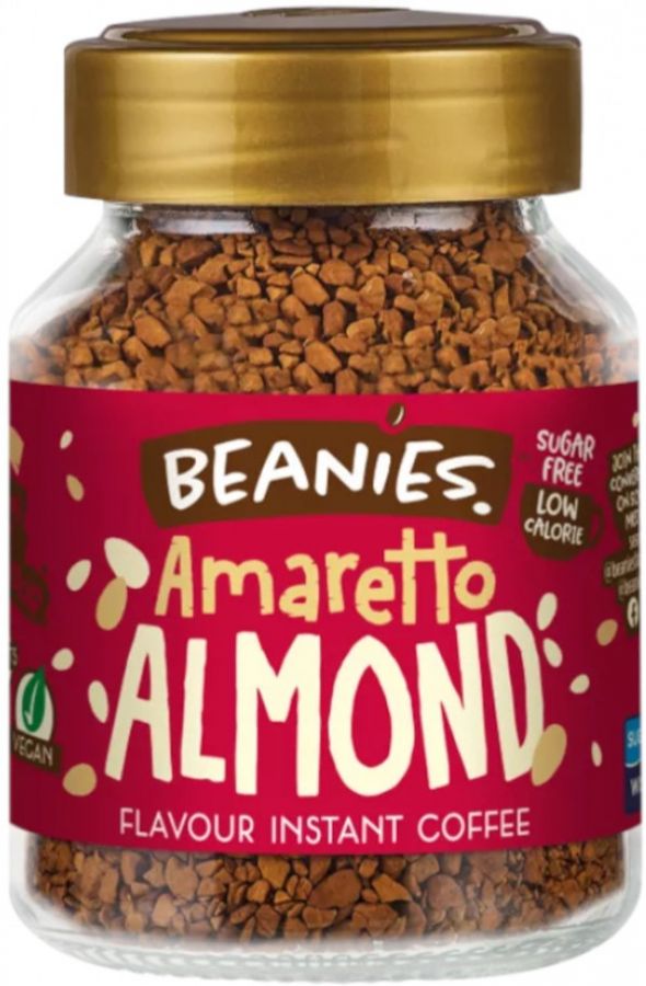 Beanies Amaretto Almond smaksatt snabbkaffe 50 g