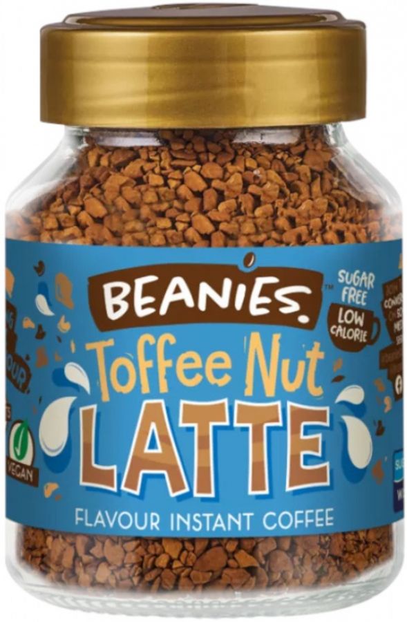 Beanies Beanies Toffee Nut Latte smaksatt snabbkaffe 50 g