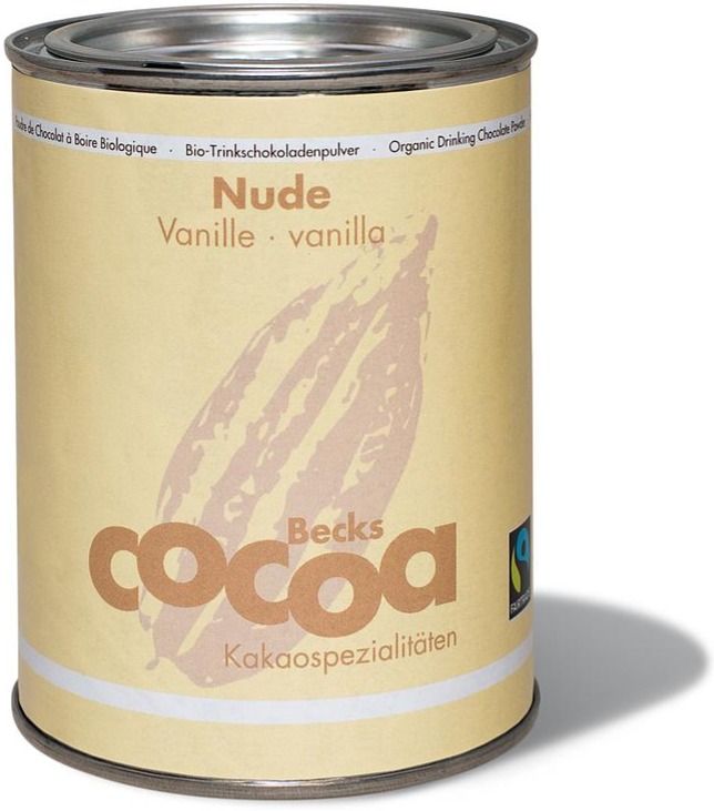 Becks Nude Organic Vanilla Drinkig Chocolate Powder 250 g