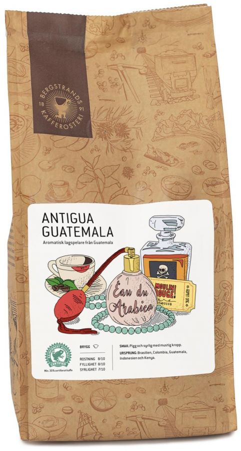 Bergstrands Antigua Guatemala 1 kg kaffebönor