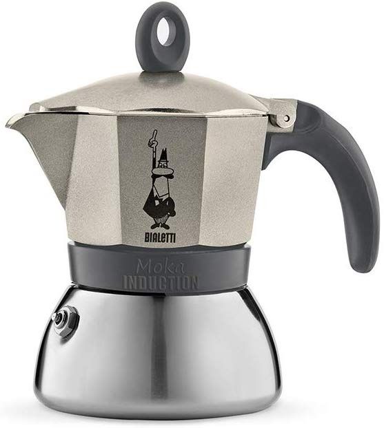 Bialetti Bialetti Moka Induction Gold mokabryggare, 3 koppar