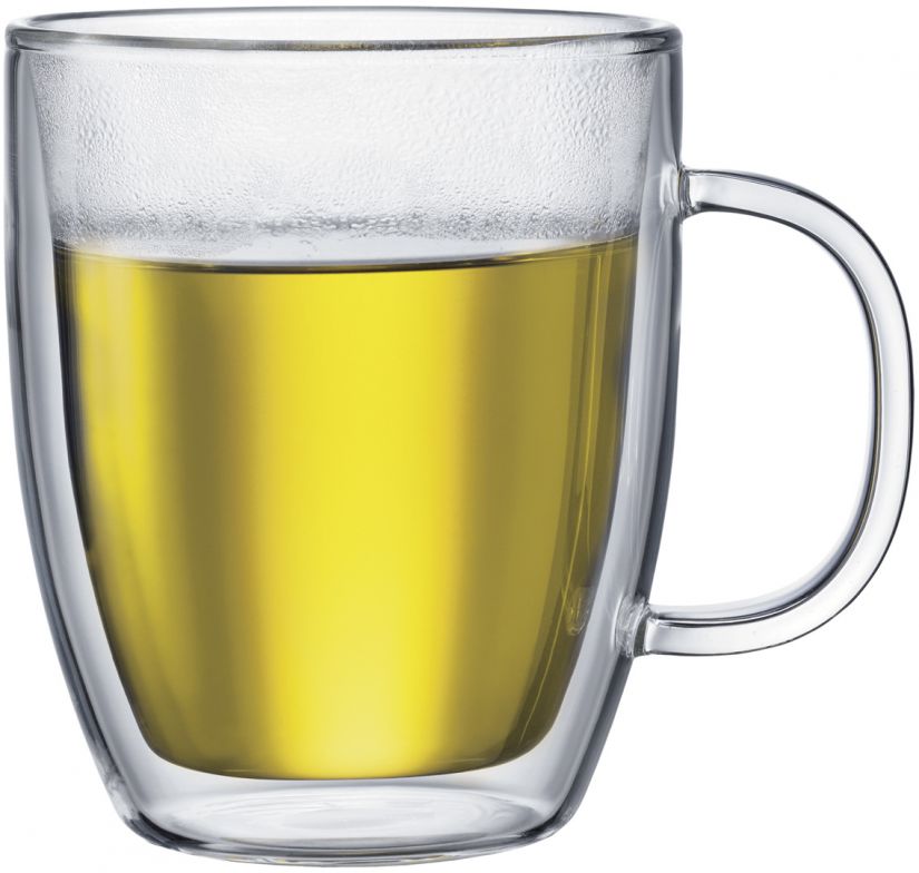 Bodum Bistro dubbelväggad glasmugg 450 ml, 2 st.