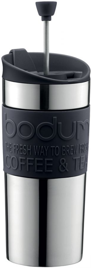 Bodum Travel Press resemugg med pressofunktion 350 ml, svart