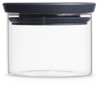 Brabantia Brabantia glasburk med grått lock, 0,3 l