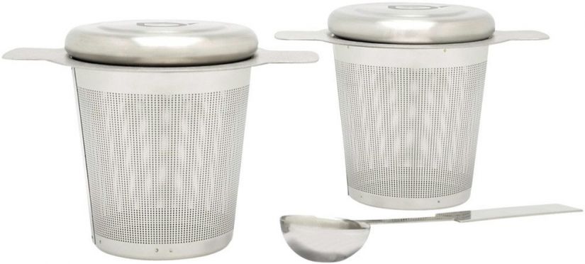 Bredemeijer 2 x Stainless Steel Filters + Tea Spoon
