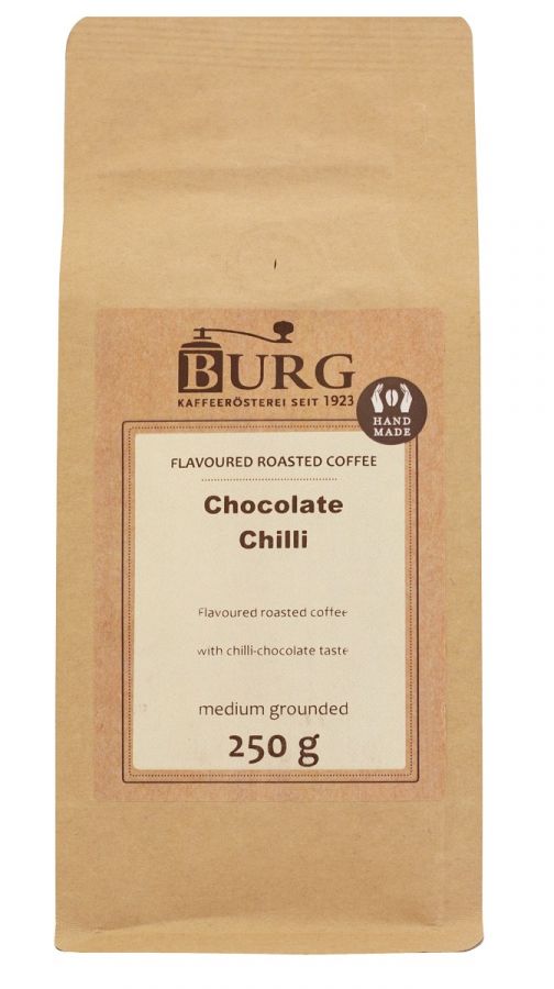 Burg Burg smaksatt kaffe, choklad chili 250 g