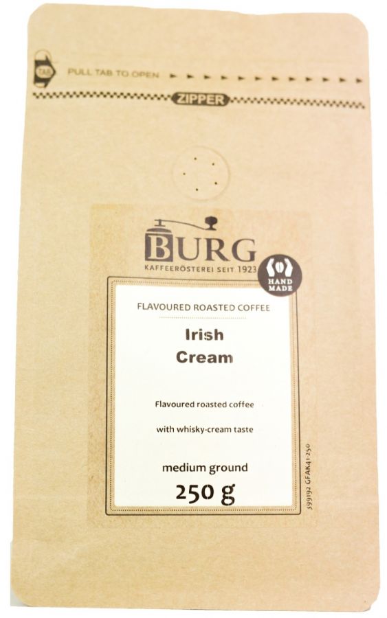 Burg smaksatt kaffe, Irish Cream 250 g malet