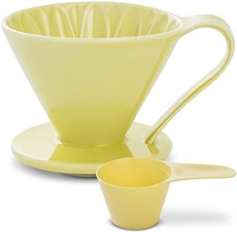 CAFEC CAFEC Arita Ware Flower Dripper 4 koppar, gul