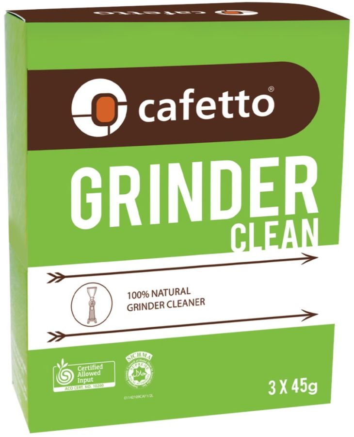 Cafetto Grinder Clean Organic Cleaner 3 x 45 g