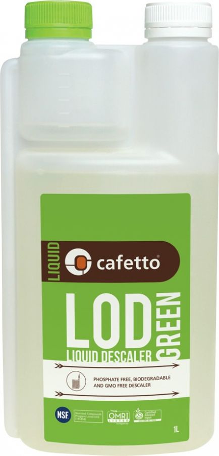 Cafetto Cafetto Lod Green ekologisk avkalkningsvätska för professionella maskiner 1 l