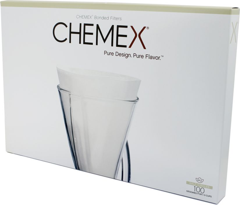 Chemex filterpapper för 3 koppars bryggare, 100 st.