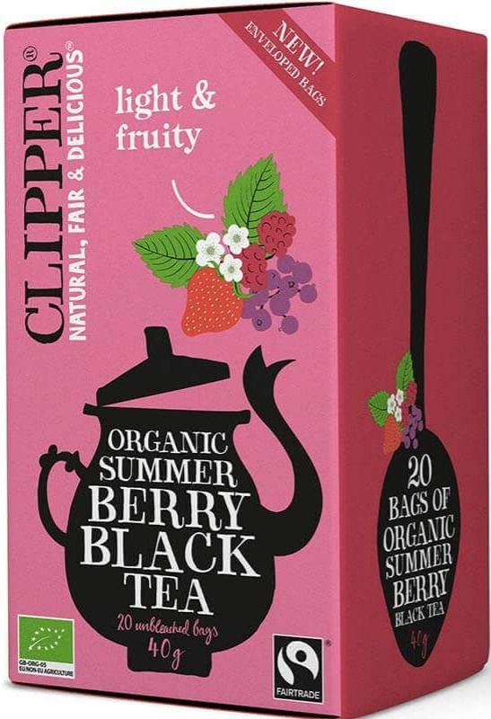 Clipper Organic Summer Berry Black Tea 20 Bags