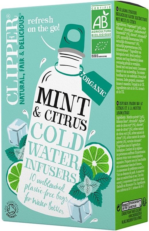 Clipper Organic Mint & Citrus Cold Water Infusers 10 påsar