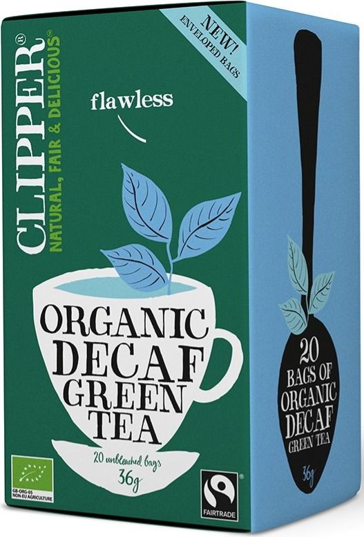 Clipper Organic Decaf Green Tea 20 tepåsar