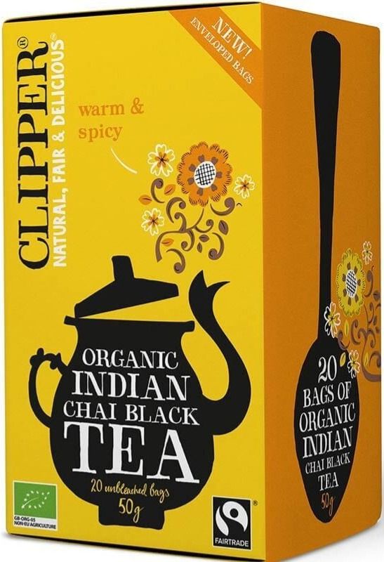 Clipper Organic Indian Chai Black Tea 20 Bags