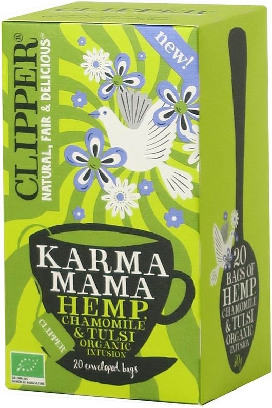 Clipper Organic Karma Mama - Hemp, Chamomile & Tulsi Infusion 20 påsar