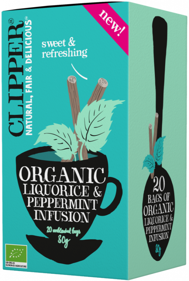 Clipper Organic Liquorice & Peppermint Infusion 20 Tea Bags