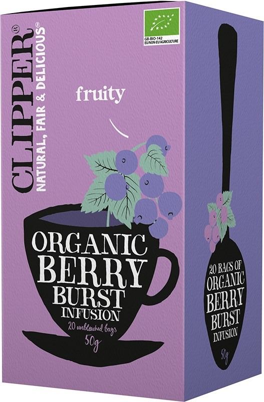 Clipper Organic Berry Burst Infusion 20 påsar