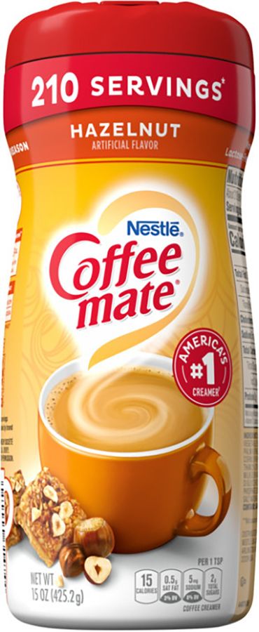 Nestlé Coffee Mate Hazelnut Creamer -kaffegräddepulver 425 g