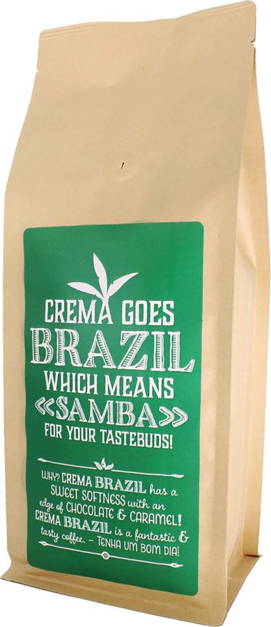 Crema Brazil 500 g kaffebönor