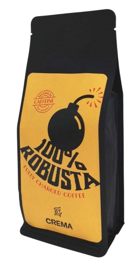 Crema 100 % Robusta 250 g kaffebönor