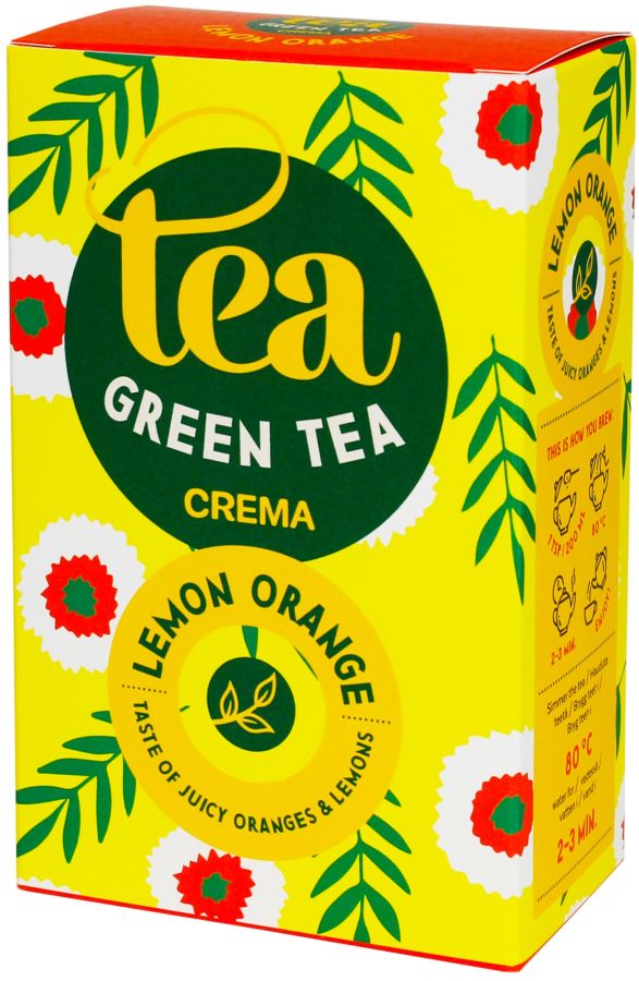Crema Green Tea Lemon Orange 75 g