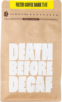 Death Death Before Decaf Filter Coffee Dark 250 g kaffebönor