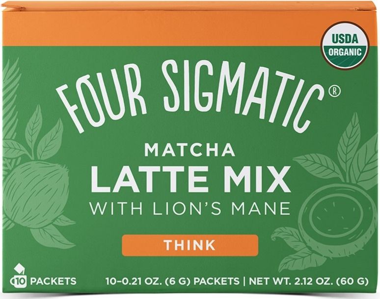 Four Four Sigmatic Matcha Latte With Lion's Mane, 10 portionspåsar