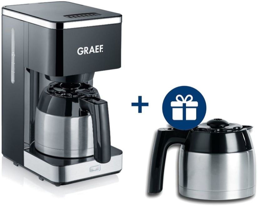 Graef FK412TWIN kaffebryggare 1 l + extra kanna