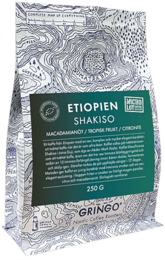 Gringo Gringo Nordic Etiopien Shakiso Organic 250 g kaffebönor