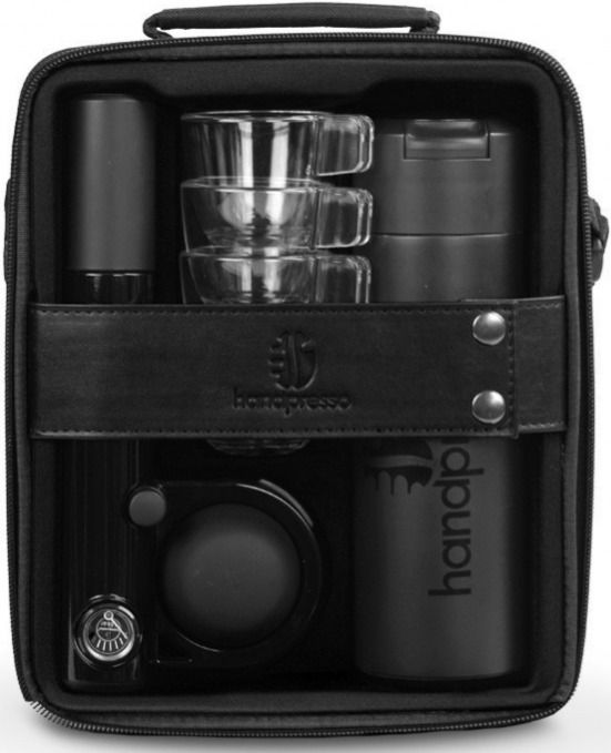 Handpresso Pump Set Manual Espresso Machine, Black