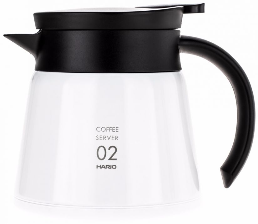 Hario Hario V60 02 Insulated Stainless Steel Server 600 ml, vit