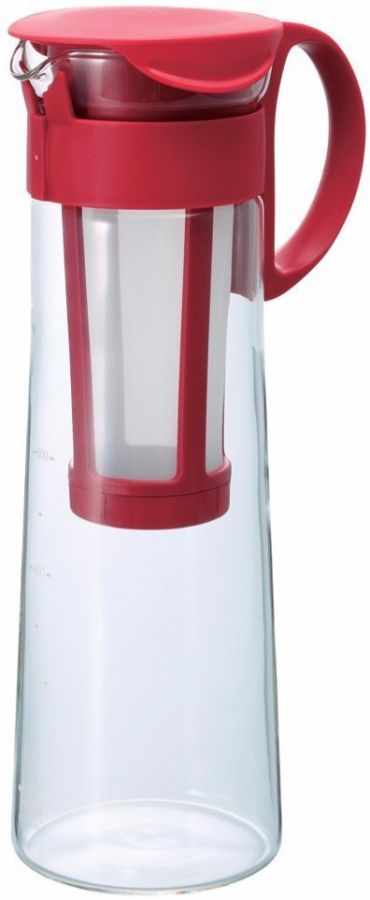 Hario Mizudashi Cold Brew Coffee Pot kaffekanna 1000 ml, röd